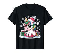 Partner Familie Xmas süßes Einhorn Kinder Mädchen Christmas T-Shirt