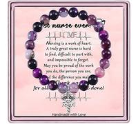 PARTNER Nurse Bracelet - Inspirational Jewelry for Women, Nursing Students & Nurses, adjustable, Stone, na unknow