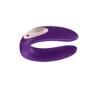 Partner Plus Couples Vibrator with Dual Motors, Purple