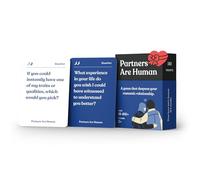 Partners are Human | 140 Conversation Cards to Help Deepen Romantic Relationships | Card Game for Bonding & Communication | Therapy for Adults