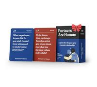 Partners are Human | 140 Conversation Cards to Help Deepen Romantic Relationships | Card Game for Bonding & Communication | Therapy for Adults
