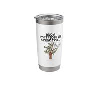 Partridge in A Pear Tree, Christmas Carol Singing Xmas Funny Stainless Steel Insulated Tumbler