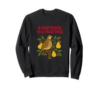 Partridge In A Pear Tree Cute Twelves Days Of Christmas Sweatshirt