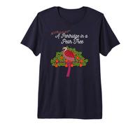 Partridge in a Pear Tree Twelve Days of Christmas Song Premium T-Shirt