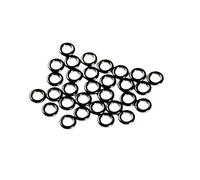 Partridge of Redditch Partridge ATR Tippet Rings - Small But Strong, Black Nickel Rings for Leaders - Ideal when Grayling, Trout Fly Fishing - 1.5mm