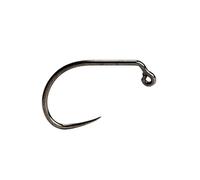 Partridge Of Redditch Wide Gape Jig Black Nickel In Line-Eye Hooks (25 pcs) - 12