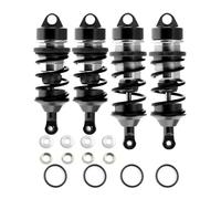 Parts For ARRMA For Infraction 6S For BLX For Felony For Limitless Roller 1/7 Metal Shock Absorber RC Car Upgrades Parts Accessories(Black)