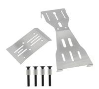 Parts For ARRMA Fury Mega 1/10 For Racing Stainless Steel Chassis Guard Skid Plate Upgrades Parts RC Crawler Car