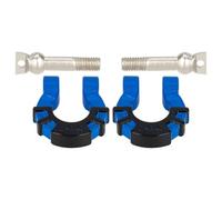 Parts For Axial For SCX10 For Trx4 For Trx6 D90 For Yikong 1/10 2Pcs Metal Front Rear Bumper Trailer Hook Tow Shackle Rescue Hook RC Crawler Car Parts(Blue)