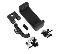 Parts For Dumbo For SCX10 X6 X4 2.4G 6CH 1/10 1/8 D90 Remote Control Car Boat Mobile Phone Mounting Bracket Transmitter Remote Control Accessories(Black)