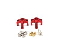 Parts For FMS FCX24M For Camel Cup D90 D110 For Defender 1/24 First For Range Found RC Metal Front Steering Parts(Red)