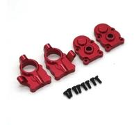 Parts For FMS For FCX24 1/24 For Small Seven Rc Car Door Axle Metal Gear Upgrade Parts C Block Steering Cup Cover(Red)