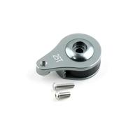 Parts For Futaba For Tamiya For Sanwa Tactic For Acoms 1/10 15mm Single Hole 25t Adjustable Alloy Metal Servo Arm Rc Car(Light Grey)