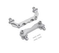 Parts For Mjx For Hyper Go 14210 Metal Front Rear Car Shell Column Pillars Body Post 2Pcs RC Aluminum Alloy Upgrade Parts(Silver)