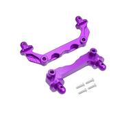 Parts For Mjx For Hyper Go 14210 Metal Front Rear Car Shell Column Pillars Body Post 2Pcs RC Aluminum Alloy Upgrade Parts(Purple)