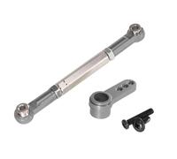 Parts For MJX For HYPER GO H12Y 1/12 Metal Servo Rod Arm Remote Control Car Vulnerable Parts Upgrade Op(Gray)