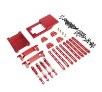 Parts For MN For MN168 For MN78 1/12 Rod Shock Absorber Vulnerability Kit RC Car Upgrade Or Repair Replacement Parts(Red)
