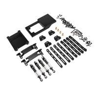 Parts For MN For MN168 For MN78 1/12 Rod Shock Absorber Vulnerability Kit RC Car Upgrade Or Repair Replacement Parts(Black)