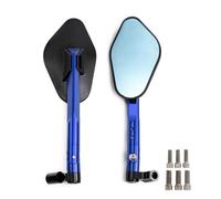 Parts For Suzuki For B-King GSF1250 GSF600 Motorcycle Universal Rearview Mirrors With 8MM Or 10mm Screws(Bl-ue)