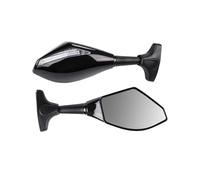 Parts For Suzuki GSXR600 GSXR750 GSXR1000 Motorcycle Rearview Mirror Rearview Mirrors With LED Turn Signals(Black)