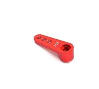 Parts For Traxxas For Axial 1/10 28.5mm 25T Teeth Tooth Steering Half Servo Arm Horn RC Model Car Upgrade Accessories Replacement Parts(Red)