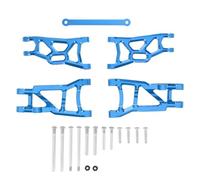 Parts For Traxxas For Slash 2WD For VXL For Nitro For Raptor 1/10 Metal Front And Rear Suspension Arm Set RC Car Upgrades Parts(Blue)