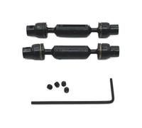 Parts For WPL C64 C74-1 JA11 1/16 Metal Front And Rear Drive Shafts RC Car Upgrade Accessories Parts Kit(Black)
