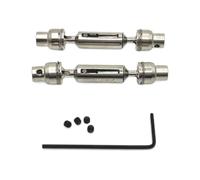 Parts For WPL C64 C74-1 JA11 1/16 Metal Front And Rear Drive Shafts RC Car Upgrade Accessories Parts Kit(Silver)