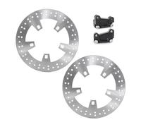 parts Front 13" 14" Brake Discs Rotors Bracket For Touring Elec FLHT Ro FL Ro King FLHR FL FLHt 14-23 15 16(13in disc bracket)
