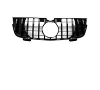 Parts Front Lower Bumper For Benz GL Class X164 2007-2012 GL320 GL350 GL450 GL500 GL550 Tuning Front Upper Bumper Center Grille Radiator Bumper Grill Grille(Black)
