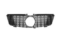 Parts Front Lower Bumper For Benz ML W164 05-08 ML320 ML350 ML500 Black For GTR Style Front Racing Grille Chrome Diamonds Bumper Grilles Bumper Grill Grille(GT-Chrome Black)