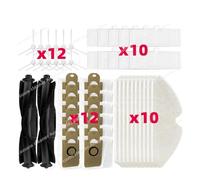 Parts Main Roller Side Brush Hepa Filter Mop Cloth Dust Bag Replacement Accessoriss For Lenovo T1S Pro / T1 Pro(Set Q)