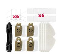 Parts Main Roller Side Brush Hepa Filter Mop Cloth Dust Bag Replacement Accessoriss For Lenovo T1S Pro / T1 Pro(Set O)