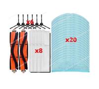Parts Main Side Brush Hepa Filter Mop Cloth Accessories For Philips Homerun Serie 7000 XU7100/01 XU7100/02(Set F)
