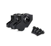 parts Motorcycle Handlebar Risers Extension Back Moved Rise Fit For Kawasaki 650 1000 250 300 KLE500 ER-5 22mm 7/8"(Matte Black)