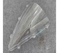 parts Motorcycle Screen Double Bubble Windshield Deflector Protector WindScreen For Yamaha YZF 1000 R1 2004-2006 YZFR1(Transparent)