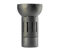 Parts of Four iron candle totems - Black One Size