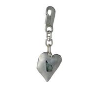 Parts of Four Jazz's Solid Heart keyring - Silver One Size