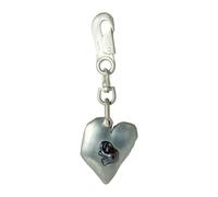 Parts of Four Jazz's Solid Heart keyring - Silver One Size