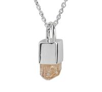 Parts of Four sterling silver Talisman imperial topaz necklace OS
