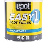 Parts Panel Easy One Car Body Filler 3L | Lightweight Polyester Filler for Steel, Aluminium, GRP, Wood | UPol Easysand Formula | Professional-Grade Body Repair