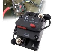 parts PTT Hi-Amp 1/4'' studs Circuit Breaker 40 Amp 12V 48VDC Waterproof IP67 Thermal Battery Switchable Power Reset Inline Fuse Holder Protection for Marin RV Caravan Trailer Troller Bus Heavy Truck