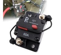 parts PTT Hi-Amp 1/4'' studs Circuit Breaker 60 Amp 12V 48VDC Waterproof IP67 Thermal Battery Switchable Power Reset Inline Fuse Holder Protection for Marin RV Caravan Trailer Troller Bus Heavy Truck
