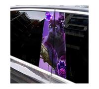 Parts Purple Leopard Print Car B-Pillar Sticker Car Decoration Durable Vinyl Material Suitable