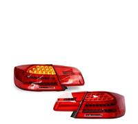 Parts Rear Tail Light Pair Taillight For 2006-2013 For BMW For E92 335 For M3 3-Series Sedan Coupe LCI Brake Lights Reverse The Turn Signal Side Tail Light Rear Lamp(RED)