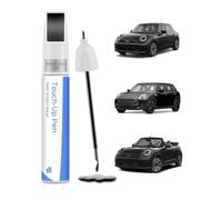 PARTS4EV C4R Midnight Black/Midnight Black Car Paint Pen for BMW MINI - Exact Match for Scratches, Chip and Brush