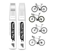 PARTS4EV Dove Grey-Gloss Bicycle Paint - Touch-Up Paint with Clear Coat for Specialized - Paint Pen for Metal and Plastic - High-Coverage Repair Paint
