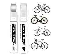 PARTS4EV Smoke-Satin Bicycle Paint - Touch-Up Paint with Clear Coat for Specialized - Paint Pen for Metal and Plastic - High-Coverage Repair Paint