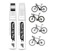 PARTS4EV Tarmac Black-Gloss Bicycle Paint - Touch-Up Paint with Clear Coat for Specialized - Paint Pen for Metal and Plastic - High Coverage Repair Paint