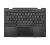 Partsatoz Laptop Palmrest Upper Case with US Keyboard Touchpad Assembly Replacement (WFC Hole) for Lenovo 300e Chromebook 2nd Gen 81MB 5CB1E21644 5CB1E21603 5CB1D01489 (NOT for MTK 81QC or AMD 82CE)
